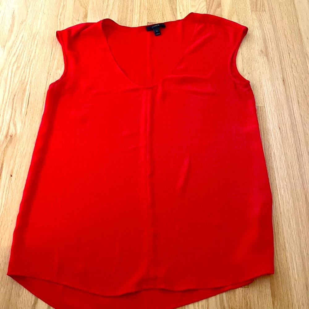 JCrew silly sleeveless t-shirt